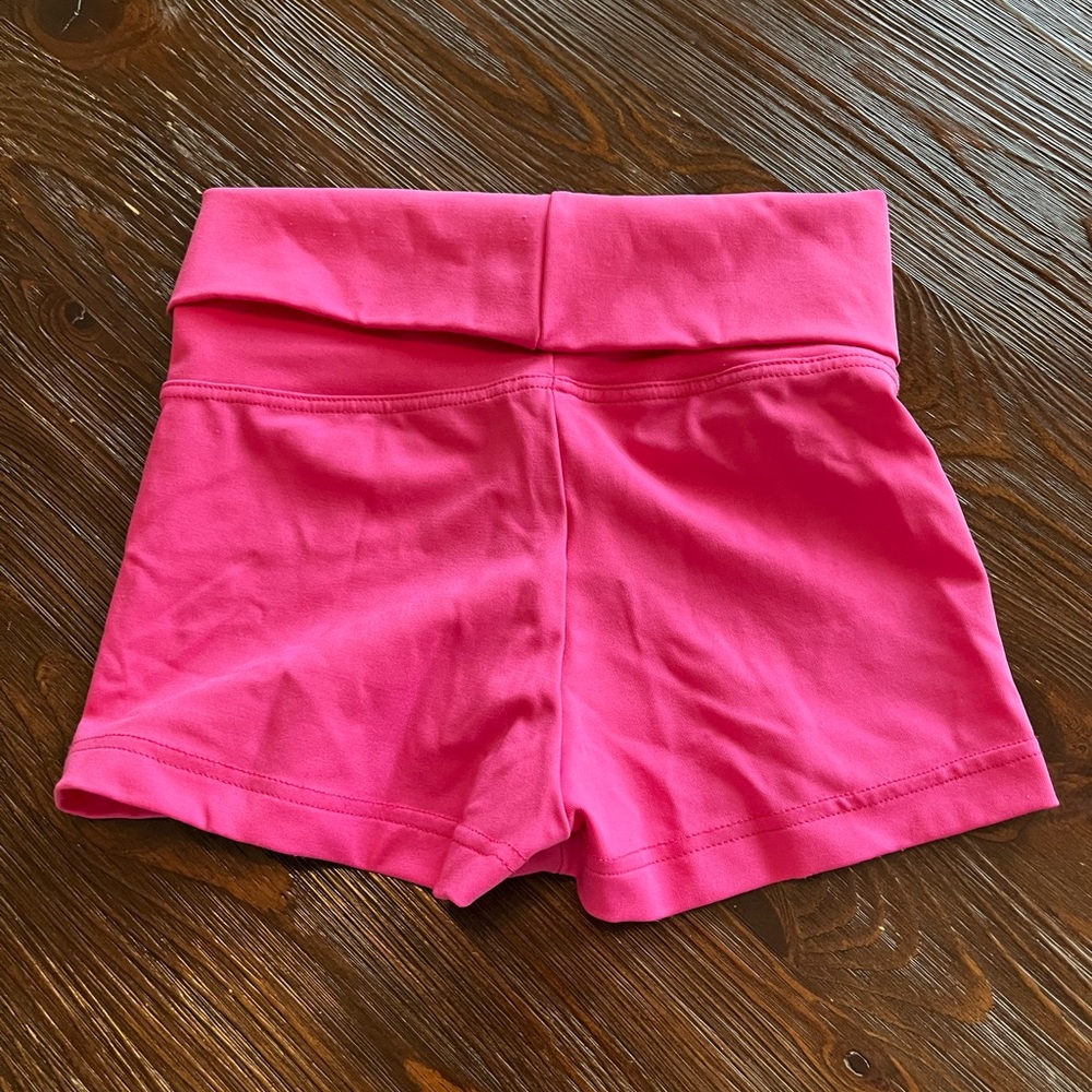 Pink booty shorts